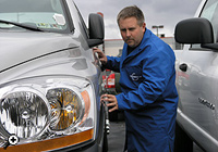 Mike checking Dodge Ram