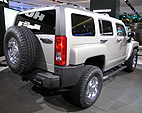 2006 Hummer H3, Hinten