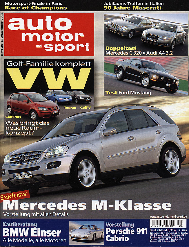 Auto Motor & Sport - 2005 Ford Mustang - Titel